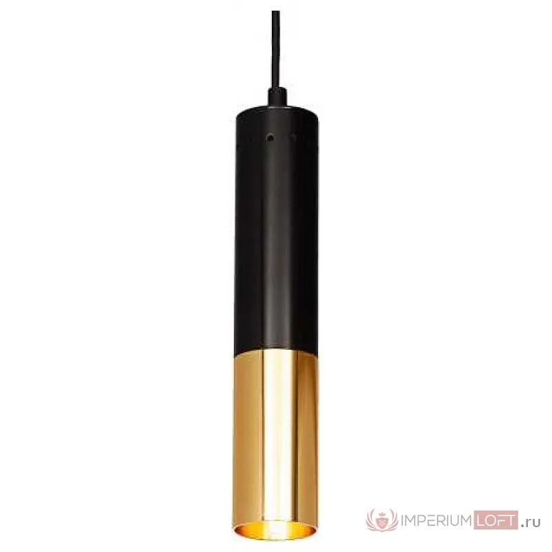 Подвесной светильник Loft it Ike 9952-1 Цвет арматуры черный Цвет плафонов золото от ImperiumLoft