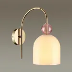 Бра Lumion Gillian 4589/1W Цвет арматуры золото Цвет плафонов белый