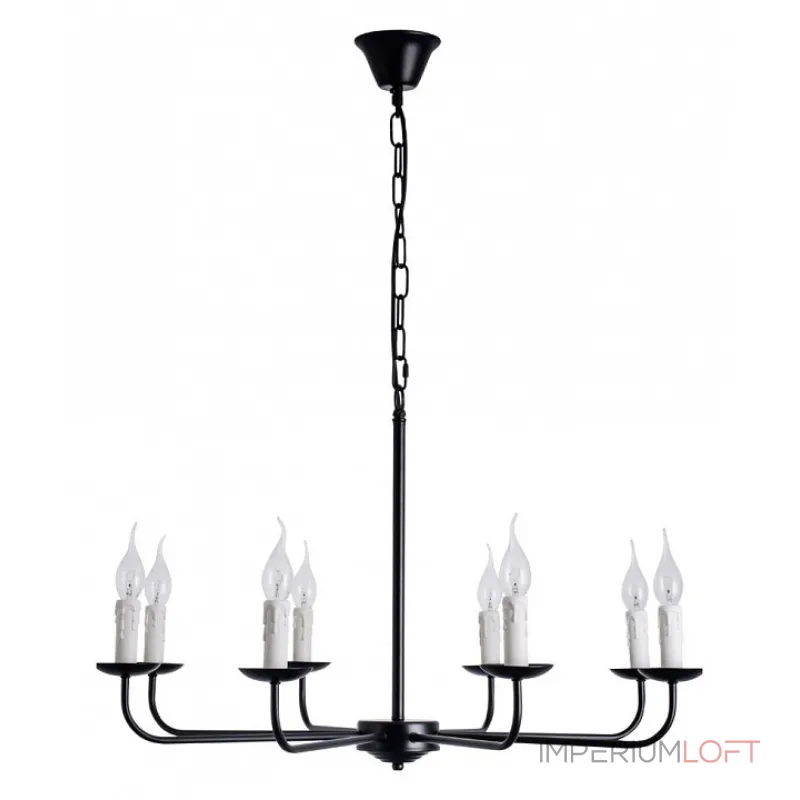 Подвесная люстра Arte Lamp Graff A1857LM-8BK 