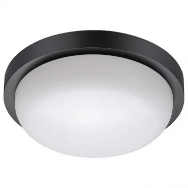 Накладной светильник Novotech Opal 358017 Цвет арматуры черный Цвет плафонов белый