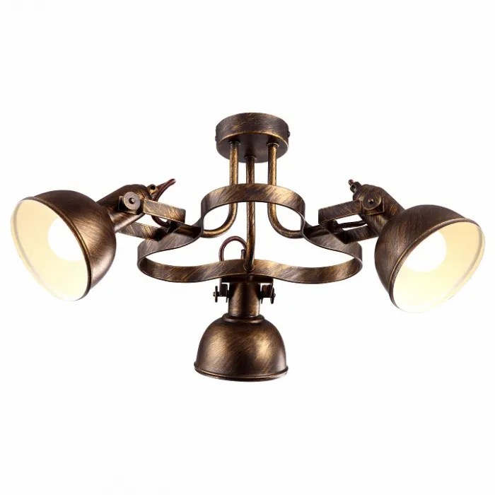 Люстра на штанге Arte Lamp Martin A5216PL-3BR Цвет арматуры коричневый Цвет плафонов коричневый от ImperiumLoft