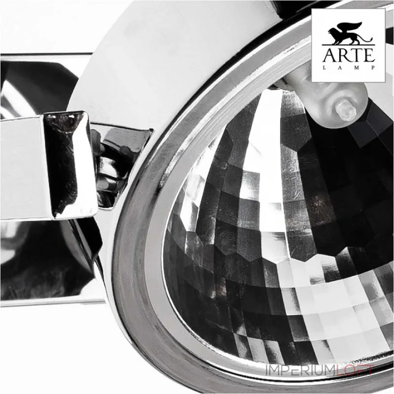 Светильник на штанге Arte Lamp Faccia A4507PL-2CC Цвет арматуры хром Цвет плафонов хром