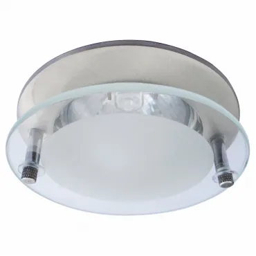 Комплект из 3 встраиваемых светильников Arte Lamp Topic A2750PL-3SS Цвет арматуры серебро Цвет плафонов разноцветный