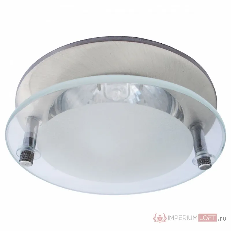 Комплект из 3 встраиваемых светильников Arte Lamp Topic A2750PL-3SS Цвет арматуры серебро Цвет плафонов разноцветный от ImperiumLoft