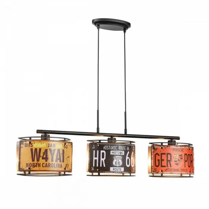 Подвесной светильник Vele Luce Boom 654 VL6372P03 Цвет плафонов разноцветный Цвет арматуры черный от ImperiumLoft