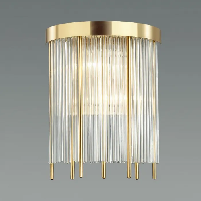 Накладной светильник Odeon Light York 4788/2W Цвет плафонов прозрачный Цвет арматуры золото от ImperiumLoft