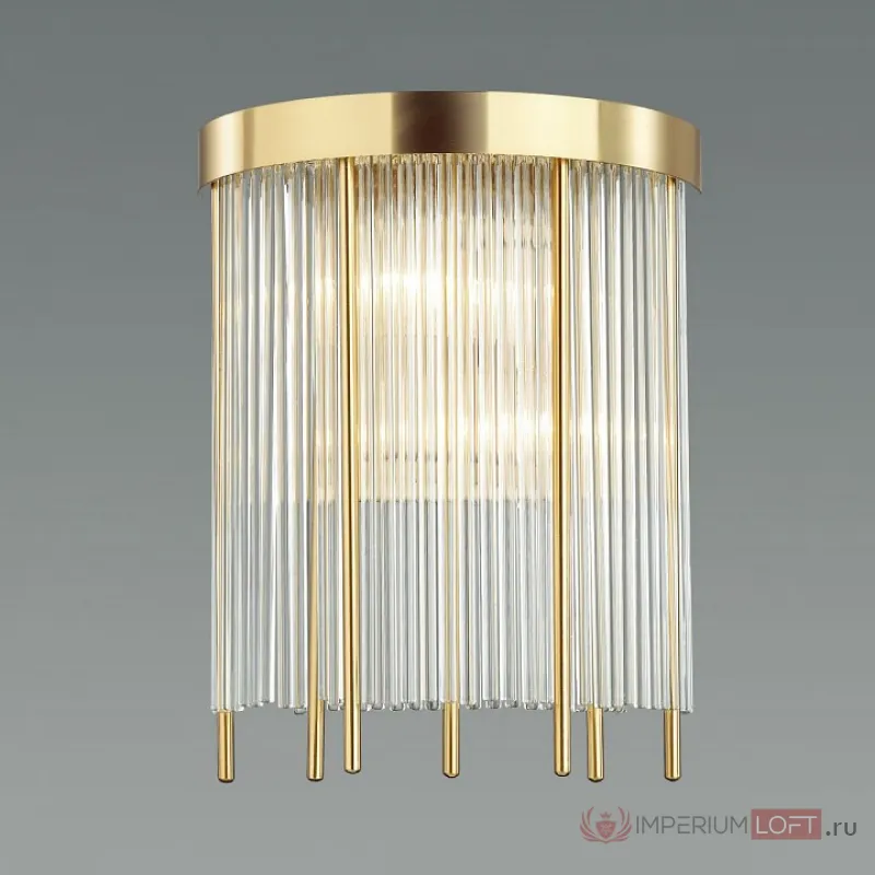 Накладной светильник Odeon Light York 4788/2W Цвет плафонов прозрачный Цвет арматуры золото от ImperiumLoft