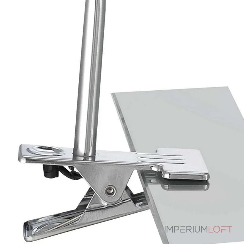 Настольная лампа офисная Globo Pegasi 24103K Цвет арматуры хром Цвет плафонов белый от ImperiumLoft Настольная лампа офисная Globo Pegasi 24103K Цвет арматуры хром Цвет плафонов белый от ImperiumLoft