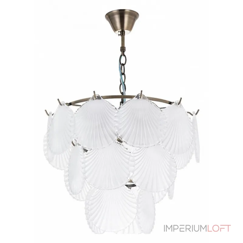 Подвесная люстра Arte Lamp Victoria A1734LM-5AB Цвет арматуры Коричневый Цвет плафонов Белый Подвесная люстра Arte Lamp Victoria A1734LM-5AB Цвет арматуры Коричневый Цвет плафонов Белый