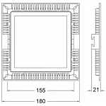 Встраиваемый светильник Deko-Light 565159 Цвет арматуры серебро