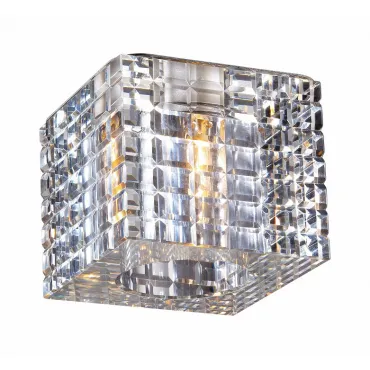 Встраиваемый светильник Novotech Cubic 369600 Цвет арматуры хром Цвет плафонов прозрачный