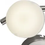 Спот TopLight Penelope TL1237Y1-03SN Цвет арматуры никель Цвет плафонов белый