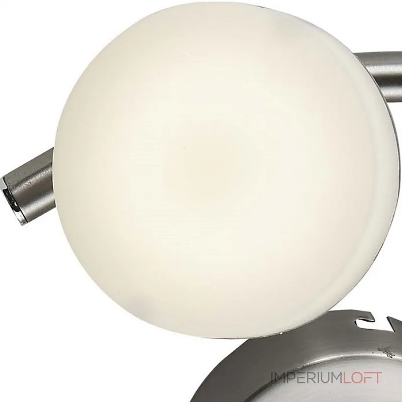 Спот TopLight Penelope TL1237Y1-03SN Цвет арматуры никель Цвет плафонов белый Спот TopLight Penelope TL1237Y1-03SN Цвет арматуры никель Цвет плафонов белый