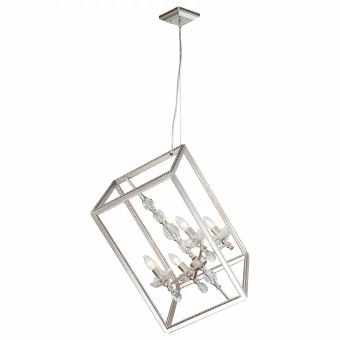 Подвесная люстра Lucia Tucci Inessa INESSA 3850.4 silver от ImperiumLoft
