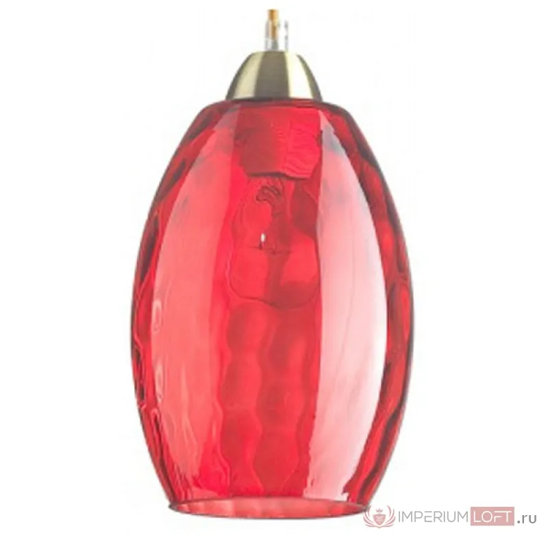 Подвесной светильник Lumion Sapphire 4488/1 Цвет арматуры бронза Цвет плафонов красный от ImperiumLoft