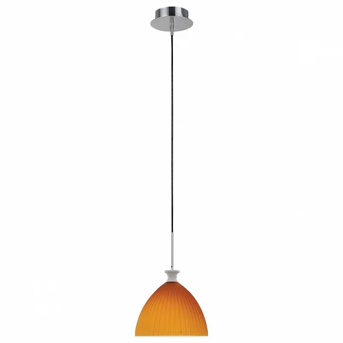 Подвесной светильник Lightstar Agola 810023 Цвет арматуры хром Цвет плафонов янтарный от ImperiumLoft