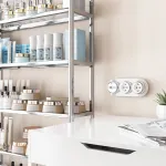Розетка с заземлением Werkel Vintage белый, хром W5871050