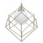 Подвесной светильник MW-Light Призма 1 726010201 Цвет арматуры никель Цвет плафонов бронза от ImperiumLoft