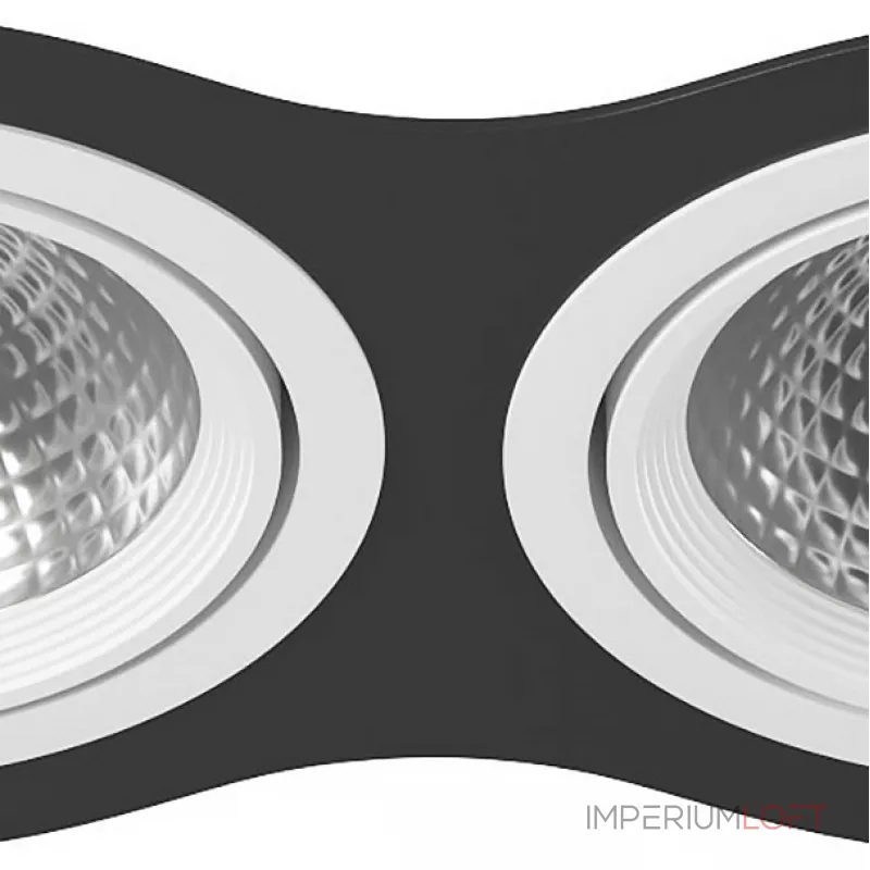 Встраиваемый светильник Lightstar Intero 111 i937060606 Цвет арматуры черно-белый Встраиваемый светильник Lightstar Intero 111 i937060606 Цвет арматуры черно-белый