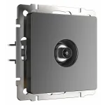 ТВ-розетка без рамки Werkel графит матовый W1183064