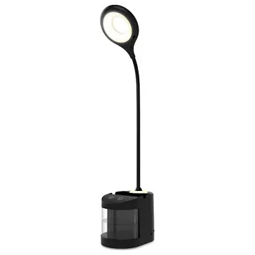 Настольная лампа офисная Ambrella DE56 DE562 BK черный LED 4200K 4W Цвет арматуры черный Цвет плафонов черный