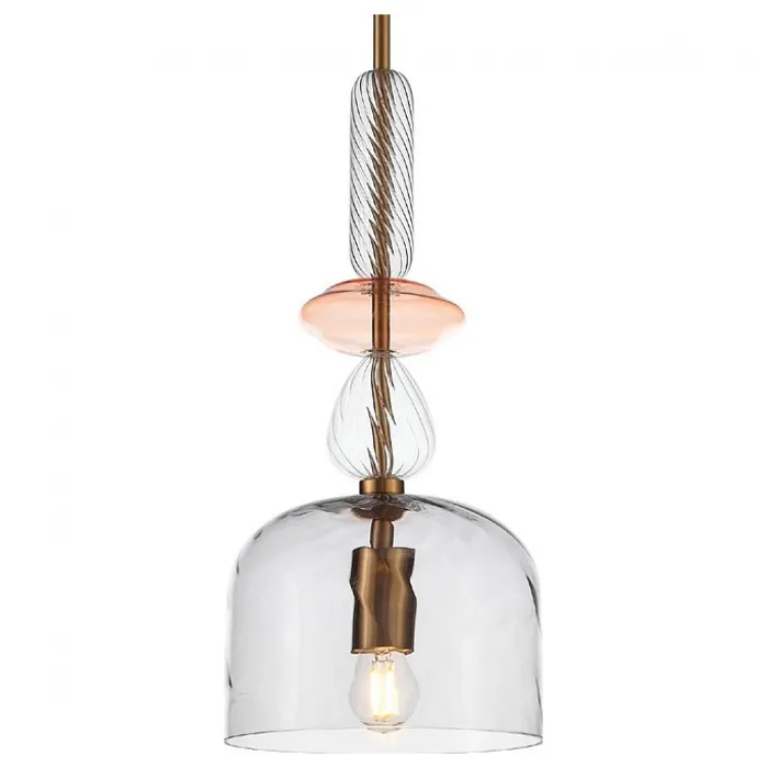 Подвесной светильник ST-Luce Illuvio SL1147.403.01 Цвет арматуры золото Цвет плафонов серый от ImperiumLoft