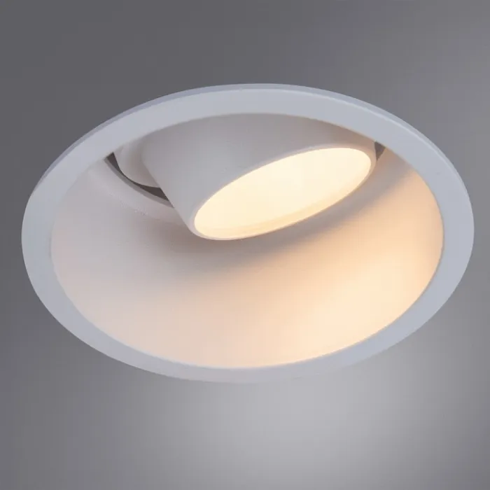 Встраиваемый светильник Arte Lamp Keid A2162PL-1WH Цвет арматуры Белый Цвет плафонов Белый от ImperiumLoft