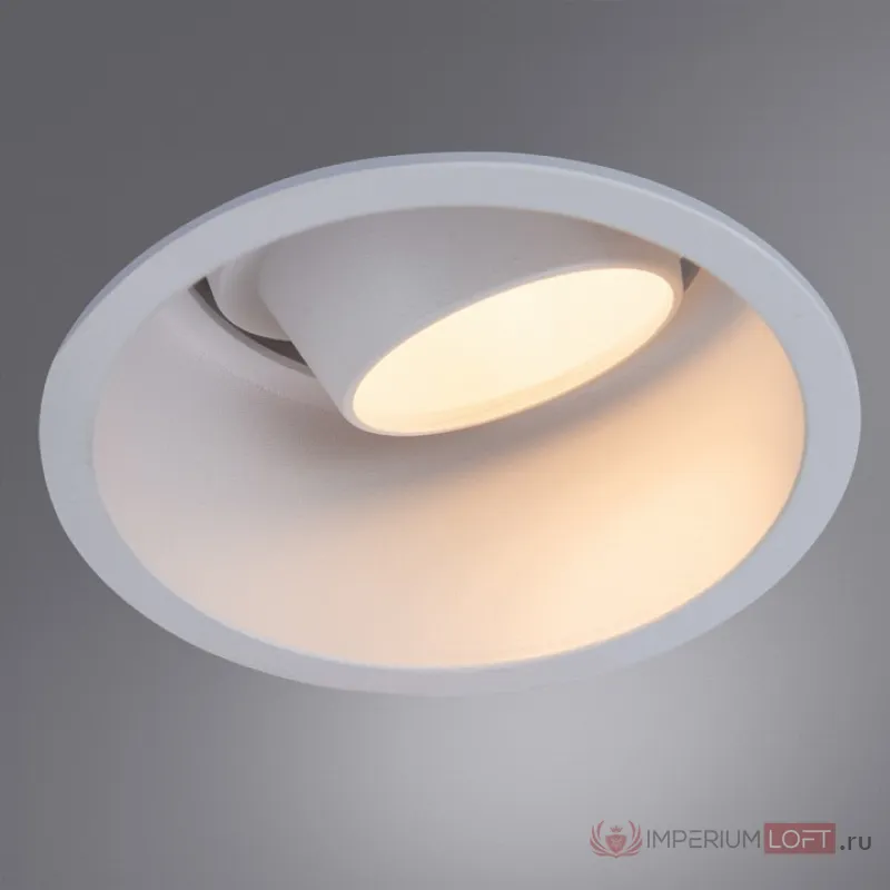 Встраиваемый светильник Arte Lamp Keid A2162PL-1WH Цвет арматуры Белый Цвет плафонов Белый от ImperiumLoft