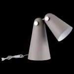 Настольная лампа декоративная Maytoni Novara MOD619TL-01GR Цвет арматуры серый Цвет плафонов серый от ImperiumLoft
