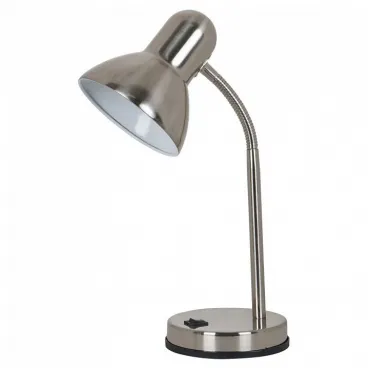 Настольная лампа офисная Arte Lamp Cosy A2488LT-1SS Цвет арматуры серебро Цвет плафонов серебро