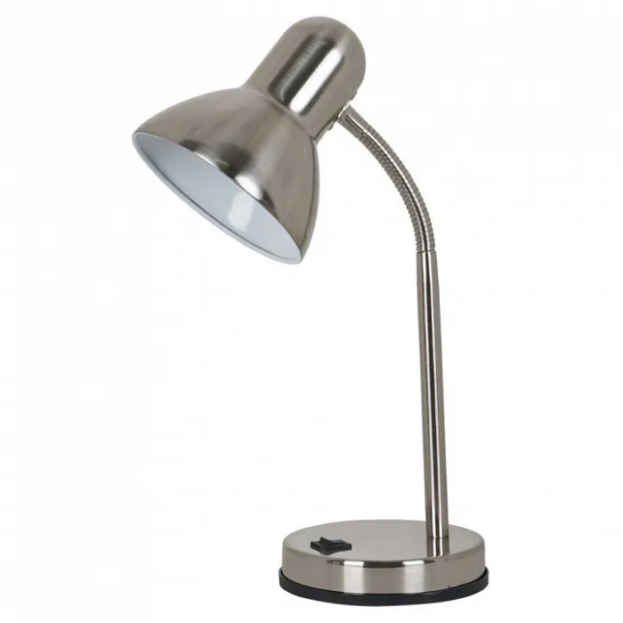 Настольная лампа офисная Arte Lamp Cosy A2488LT-1SS Цвет арматуры серебро Цвет плафонов серебро от ImperiumLoft