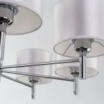 Подвесная люстра Citilux Аврора CL463180 Цвет плафонов белый Цвет арматуры хром от ImperiumLoft