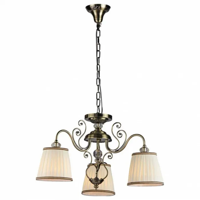 Подвесная люстра Maytoni Vintage ARM420-03-R Цвет арматуры бронза Цвет плафонов белый от ImperiumLoft