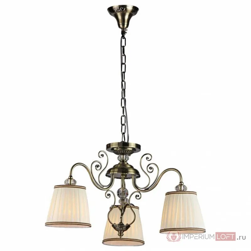 Подвесная люстра Maytoni Vintage ARM420-03-R Цвет арматуры бронза Цвет плафонов белый от ImperiumLoft