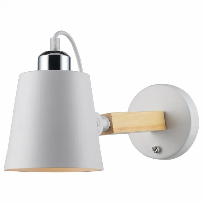 Бра Arte Lamp 7141 A7141AP-1WH Цвет арматуры белый Цвет плафонов белый от ImperiumLoft