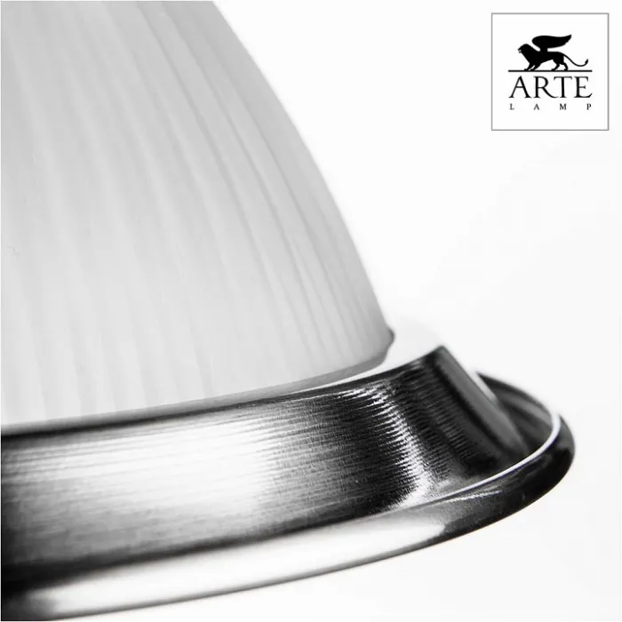 Подвесная люстра Arte Lamp American Diner A9366LM-5SS Цвет арматуры серебро Цвет плафонов прозрачный от ImperiumLoft