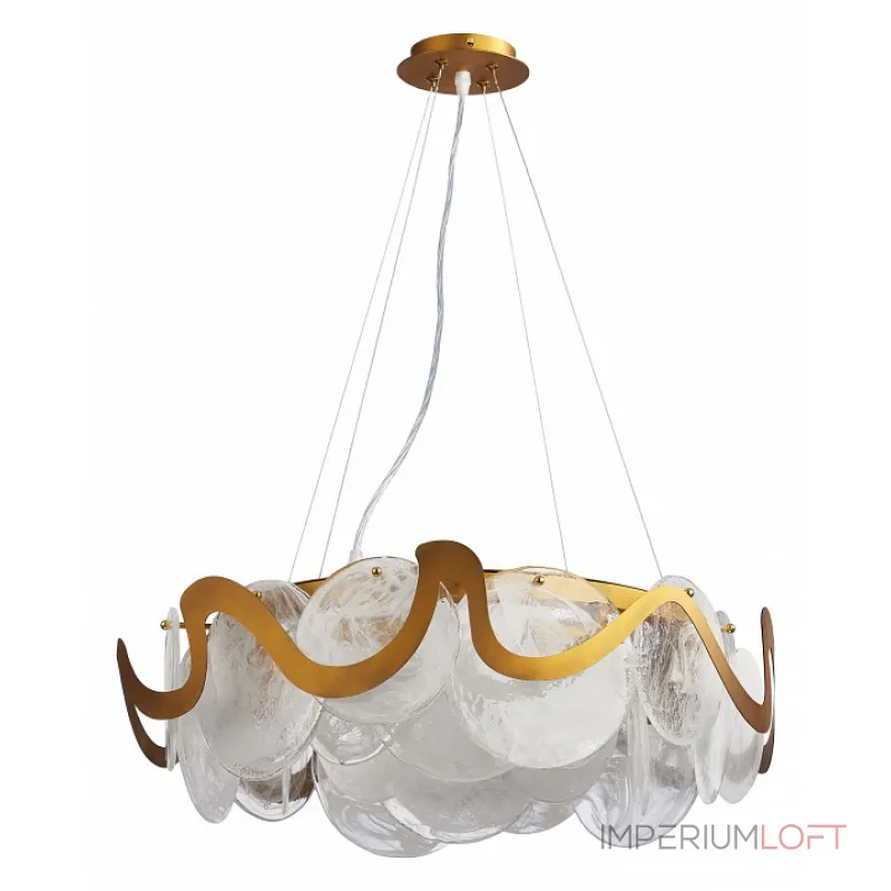 Подвесная люстра Stilfort Sweet 2130/03/08P Цвет плафонов прозрачный Цвет арматуры золото Подвесная люстра Stilfort Sweet 2130/03/08P Цвет плафонов прозрачный Цвет арматуры золото