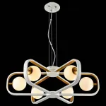 Подвесная люстра Maytoni Avola MOD431-PL-06-WG Цвет арматуры золото Цвет плафонов белый от ImperiumLoft