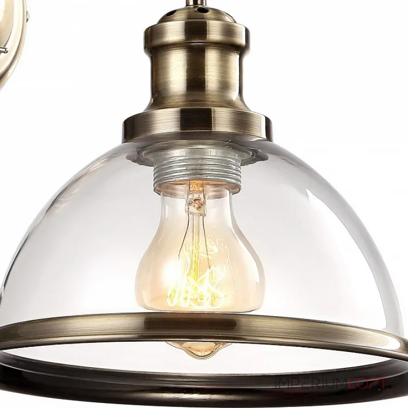 Бра Arte Lamp Oglio A9273AP-1AB Цвет арматуры бронза Цвет плафонов бронза
