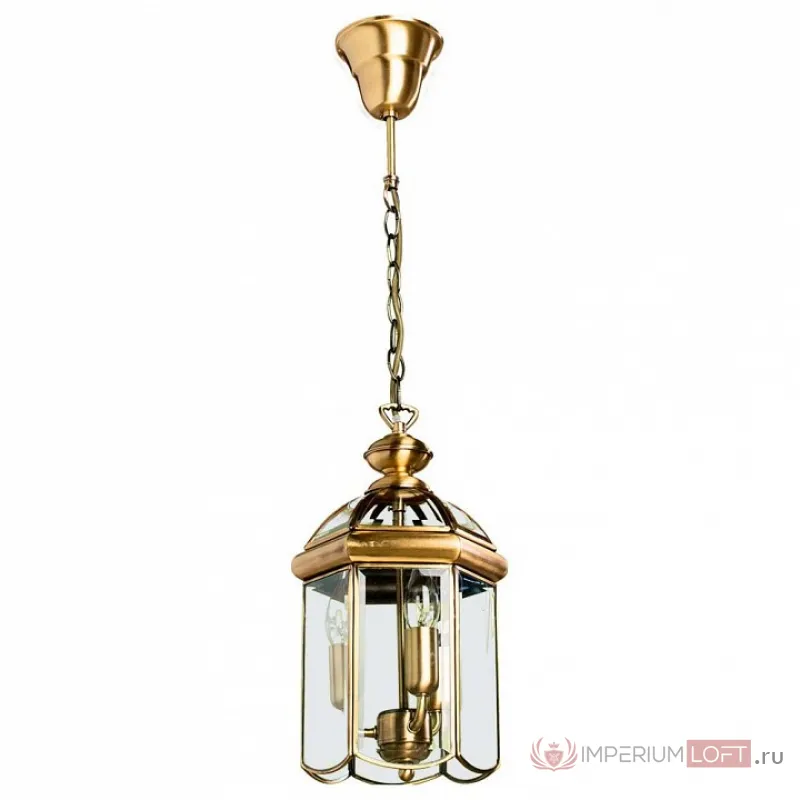 Подвесной светильник Arte Lamp Rimini A6505SP-3AB Цвет арматуры бронза Цвет плафонов прозрачный от ImperiumLoft
