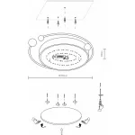 Потолочная люстра Velante Velante 435-307-02 от ImperiumLoft