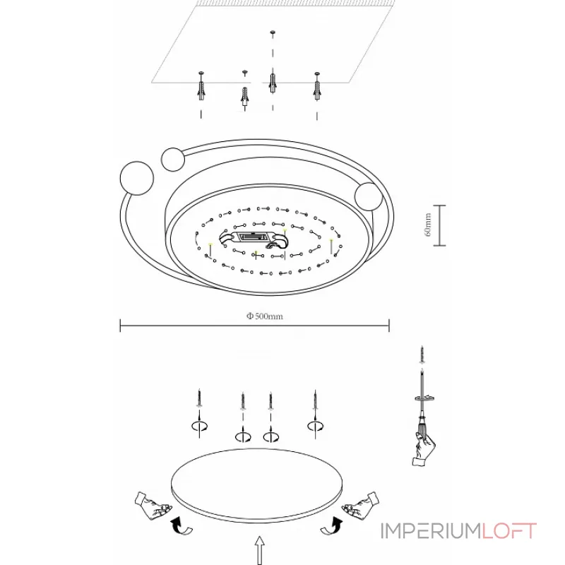 Потолочная люстра Velante Velante 435-307-02