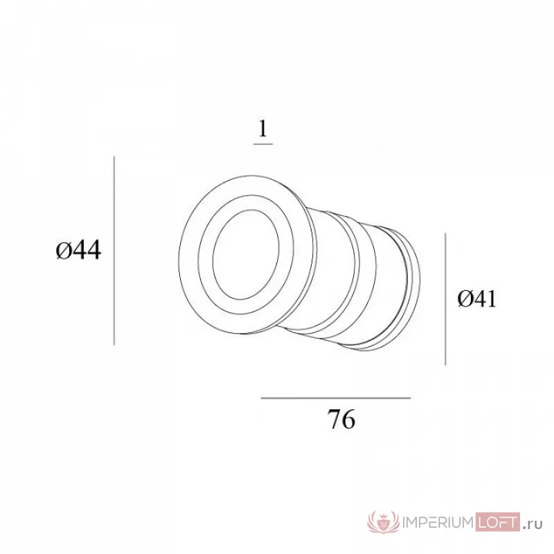 Встраиваемый светильник Denkirs DK1015 DK1015-WH от ImperiumLoft