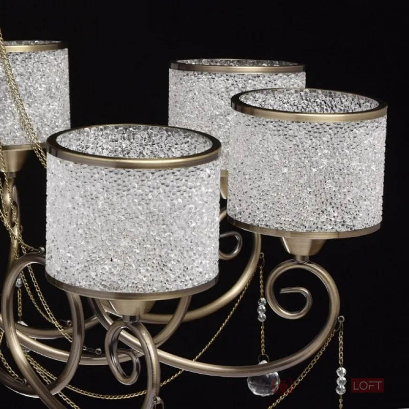 Подвесная люстра MW-Light Моника 11 372013508 Цвет арматуры бронза Цвет плафонов бронза от ImperiumLoft