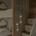 Заглушка для поста с подсветкой, без рамки Werkel Луна a057494