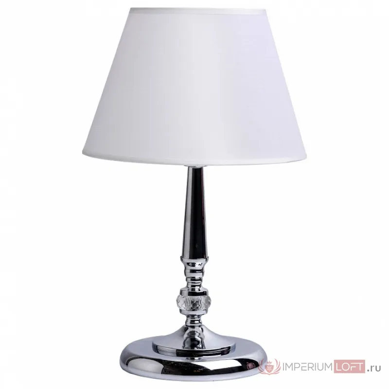 Настольная лампа декоративная MW-Light Аврора 1 371030601 Цвет арматуры хром Цвет плафонов белый от ImperiumLoft