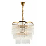 Подвесная люстра Stilfort Seauty 2121/03/16P Цвет плафонов прозрачный Цвет арматуры латунь