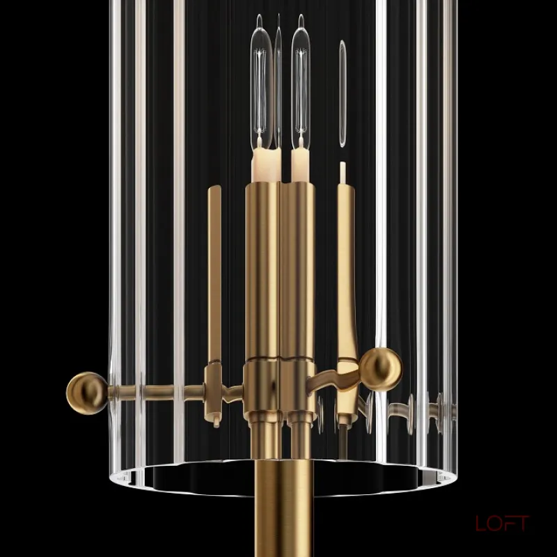 Бра Maytoni Arco MOD223WL-02BS1 Цвет арматуры латунь Цвет плафонов прозрачный
