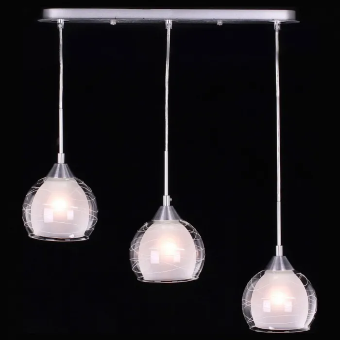Подвесной светильник Citilux Буги CL157132 Цвет плафонов белый Цвет арматуры хром от ImperiumLoft