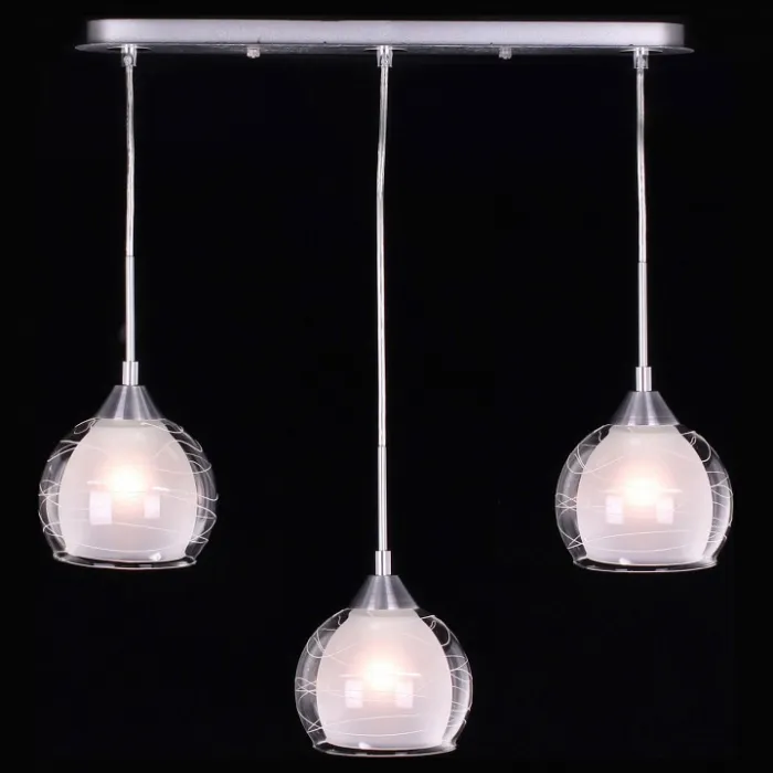 Подвесной светильник Citilux Буги CL157132 Цвет плафонов белый Цвет арматуры хром от ImperiumLoft